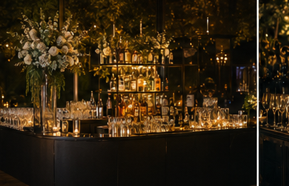 Detalle de la barra premium de Leo Bartender